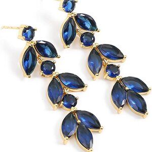 Dangle Earrings Rhinestone Crystal Drop Jewelry for Weddings Proms Parties